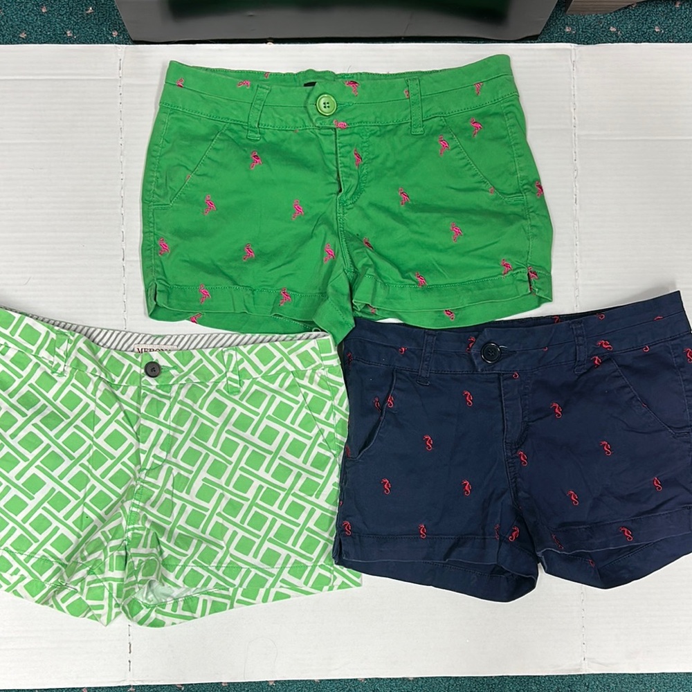 Freestyle Revolution Green and Blue Casual Shorts Bundle